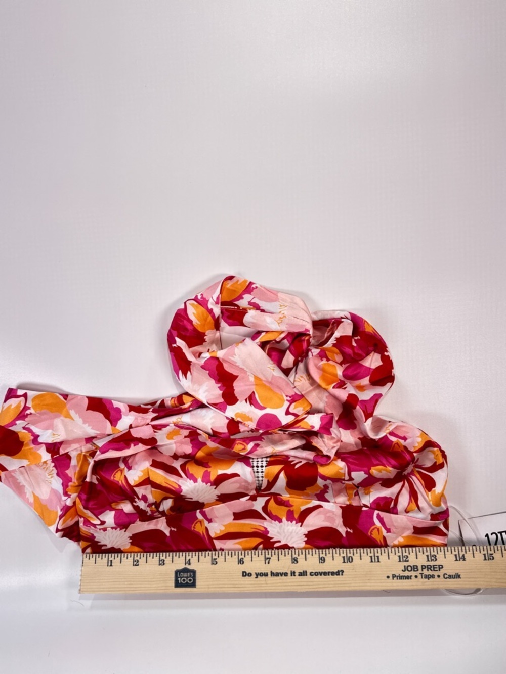 12th Tribe Floral Halter Set in Pink, Red & Orange - Picture 7 of 14